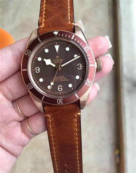 how to tell fake tudor bronze watch|tudor black bay copy.